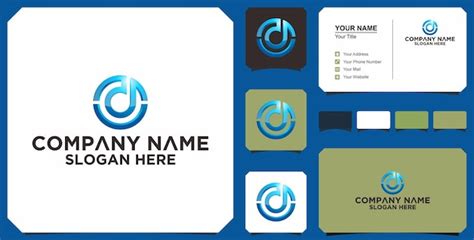 Premium Vector | Music abstract logo and business card