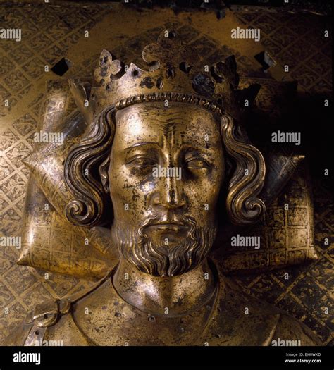 King Henry III bronze effigy on tomb, Westminster Abbey London England ...