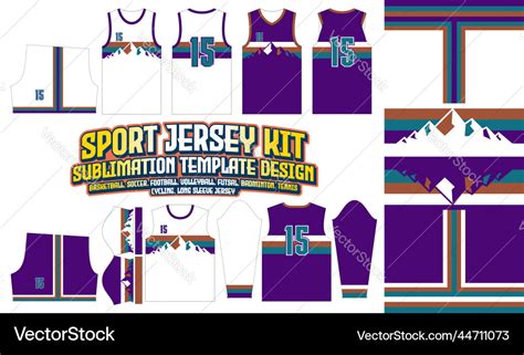 Utah jazz jersey design sportwear pattern 130 Vector Image