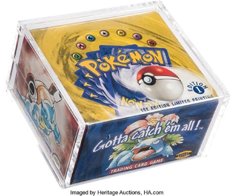 Pokémon TCG Base Set First Edition Box Now On Auction For $110K