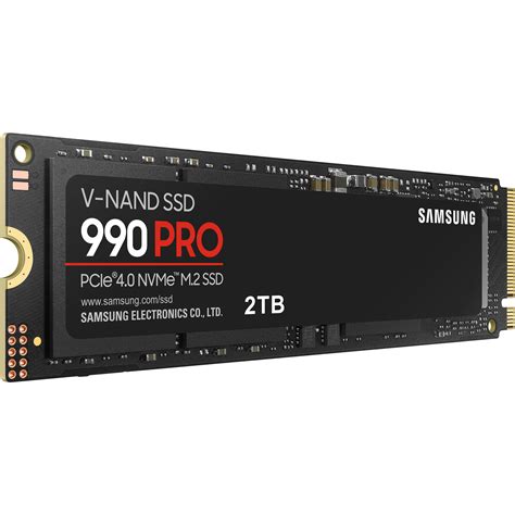 Samsung 2TB 990 PRO PCIe 4.0 x4 M.2 Internal SSD MZ-V9P2T0B/AM