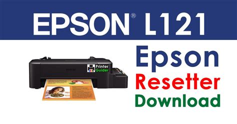 Epson L121 Resetter Adjustment Program Free Download - Printer Guider ...