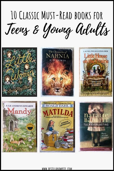 10 Classic Must-Read Books for Teens and Young Adults | Classic must ...