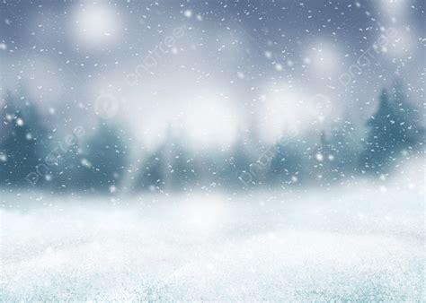 Christmas Winter Snowy Forest Exterior Background, Snow Scene ...