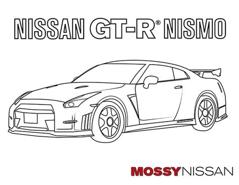 View Nissan Gtr Nismo Coloring Pages Gif