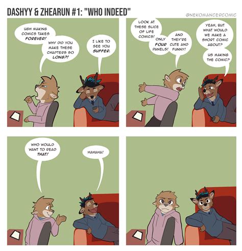 We made a furry comic about making a furry comic : r/furry