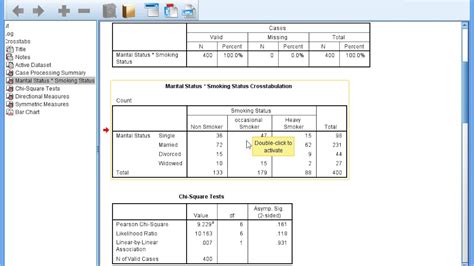 Cross Tab Analysis in SPSS - YouTube