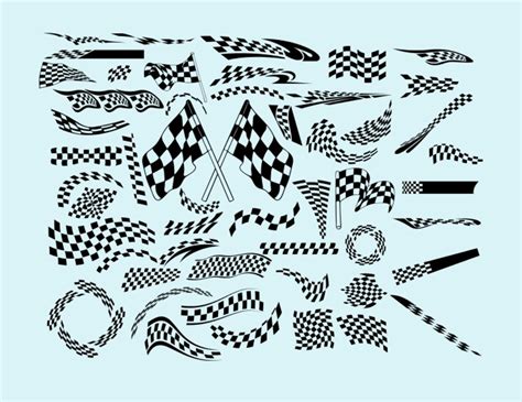 Racing Flags 69661 Vector Art at Vecteezy