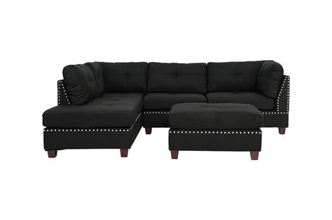 Reversible Sectional & Ottoman - F6974