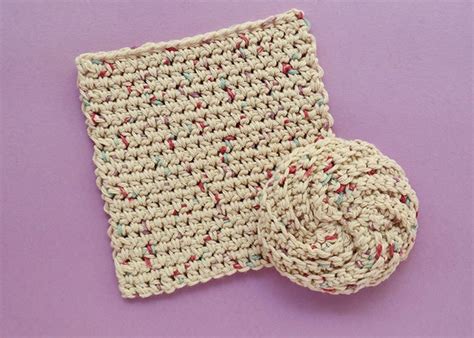 2 Crochet Dishcloth Patterns + What's the Best Dishcloth Yarn to Use?