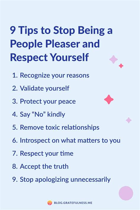 9 Tips to Stop Being a People Pleaser and Respect Yourself | People ...