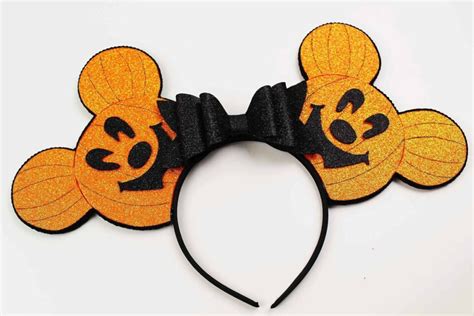 DIY Halloween Disney Ears: Mickey Mouse Pumpkins - Kim and Carrie