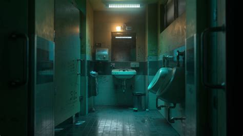 Recreating the Bathroom Scene from Joker in Maya and Substance Painter ...