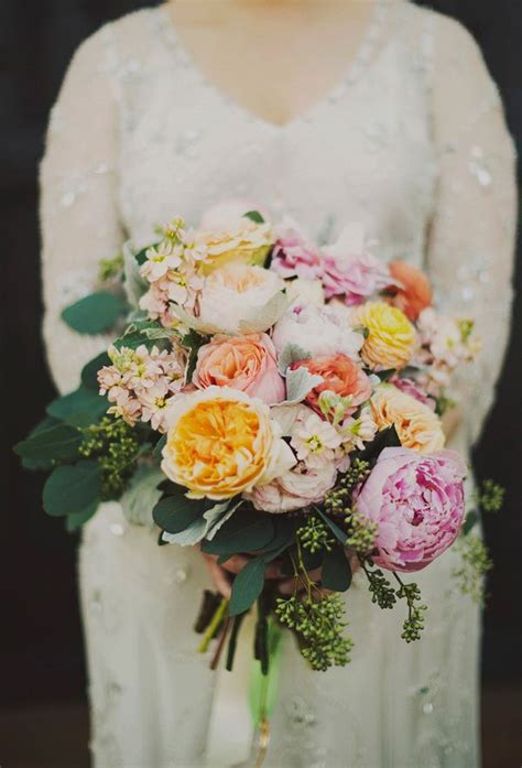 Peach and Gold Georgia Wedding Winter Wedding Flowers, Peony Wedding ...