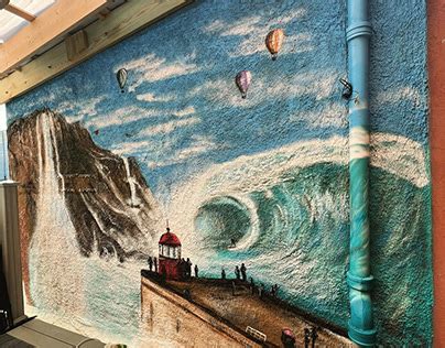 Ocean Mural Projects :: Photos, videos, logos, illustrations and branding :: Behance