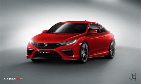 2016 Honda Civic Coupe - Rendering