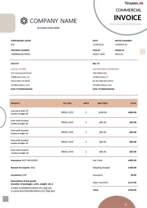 How To Create A Invoice Template In Excel