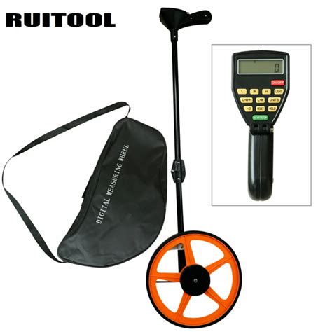 RUITOOL 32CM Digital Distance Measuring Wheel 0~999999.9M Folding Meter ...