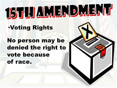 15th Amendment Clipart - Illustrating the Right to Vote for All