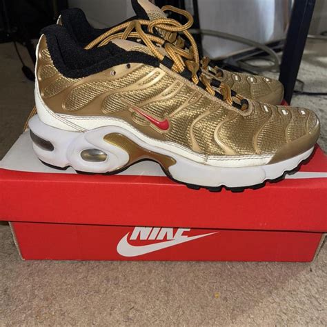 Women’s gold Nike Air Max Gold - Size 6 in womens -... - Depop