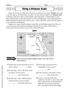 Free Map Scale Worksheets Printables - PRINTABLE TEMPLATES