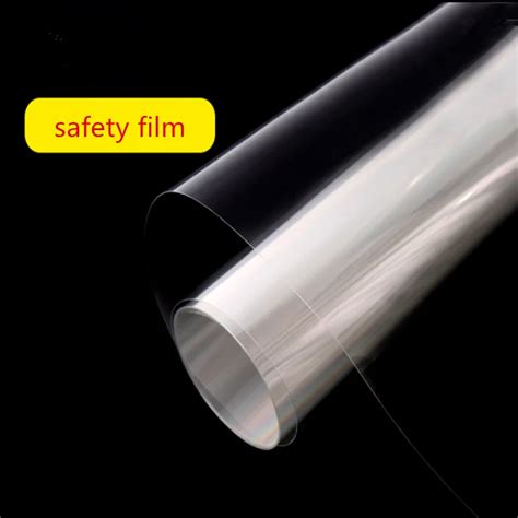 1.52x20m 2mil 2Mil Safety Clear Film/Window/Tint Glass Sticker Protective Film Shatter Proof 60 ...