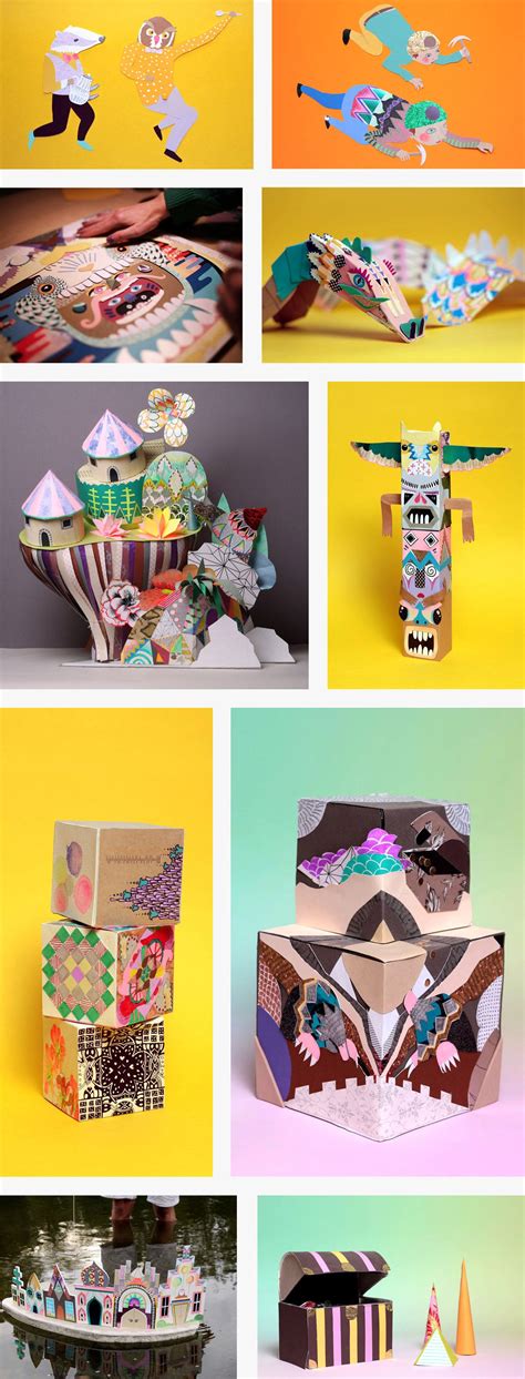 Paper bits and bobs! | Paper illustration, Paper sculpture, Paper