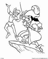 Disney Captain Hook Coloring Pages sketch template