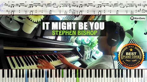 It Might Be You - Stephen Bishop / Piano Cover Instrumental Tutorial Guide - YouTube