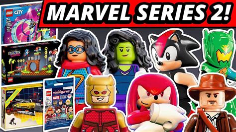 LEGO NEWS! Marvel Minifigures Series 2! NEW Sonic Theme?! Indiana Jones 18+! Blacktron! 2023 ...