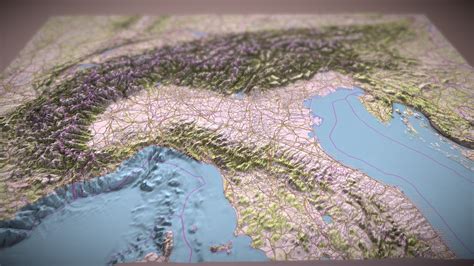 Alps Open Topo - Download Free 3D model by Xavier Fischer - Elevation API (@xfischer) [854c3fe ...
