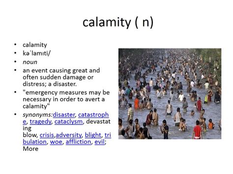 calamity meaning | Vocabulary, Vocabulary flash cards, Calamity