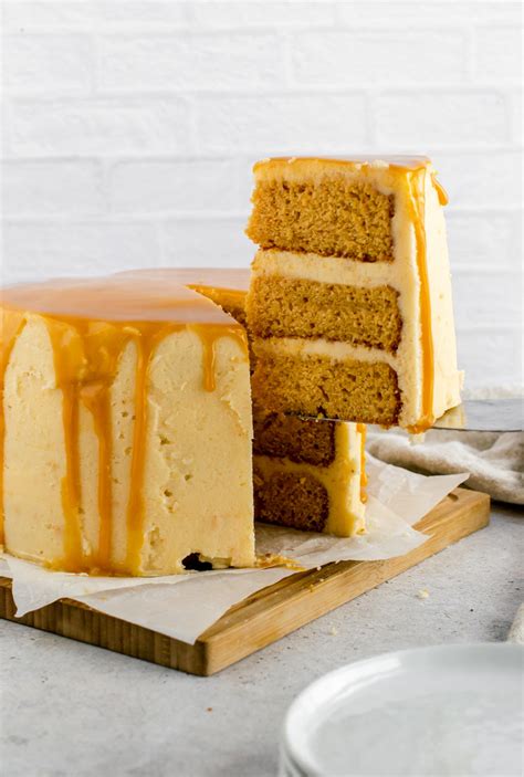 BEST EVER Butterscotch Cake - fitandfull.ca