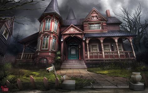 Haunted Victorian House by Dedyone on DeviantArt