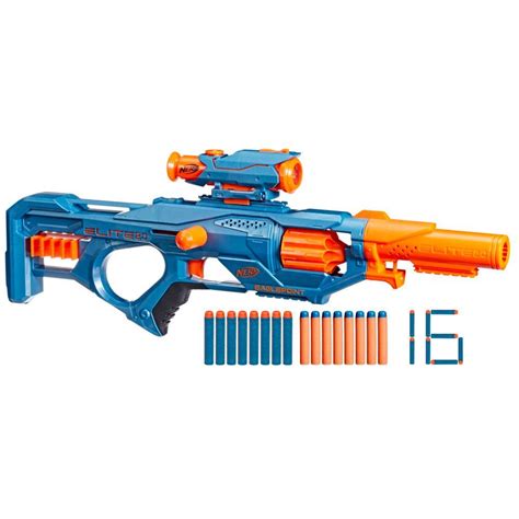 Nerf Elite 2.0 Eaglepoint RD-8 Blaster -- 8-Dart Drum, Detachable Scope and Barrel, 16 Nerf ...