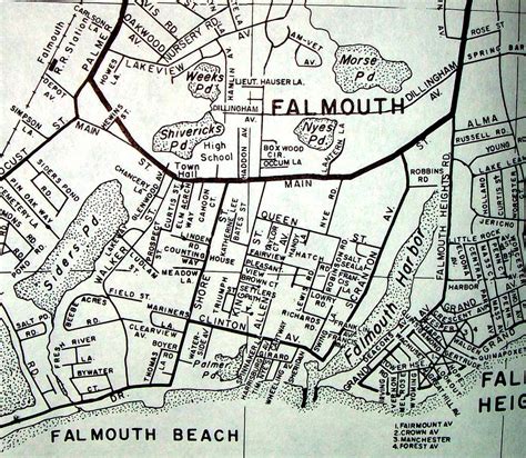 Falmouth MA (Nov 1964) | Map by MAPCO. | davecito | Flickr