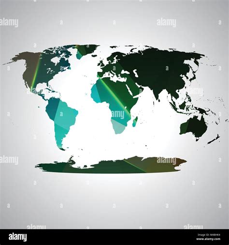 Colorful world map, vector Stock Vector Image & Art - Alamy