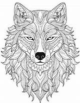 Wolf Mandala Coloring Pages By Solomon To Teach Children  TPT sketch template