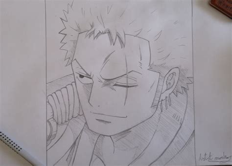 Roronoa zoro one piece drawing easy 923413