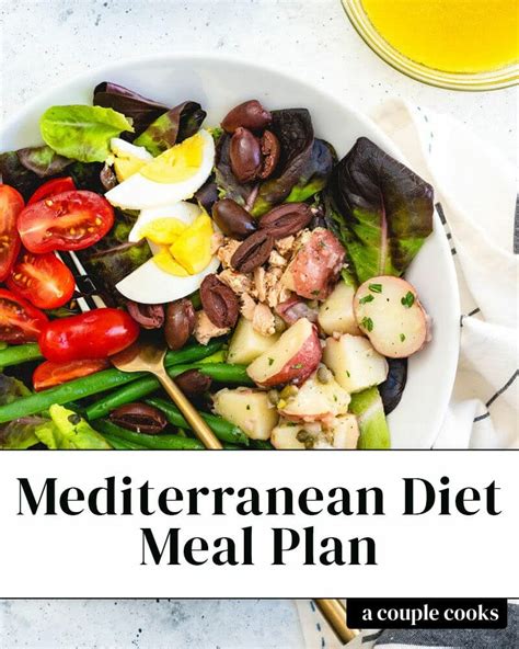 28 Day Mediterranean Diet Meal Plan – A Couple Cooks