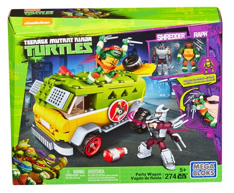 MEGA BLOKS Teenage Mutant Ninja Turtles Party Wagon Playset | Walmart ...