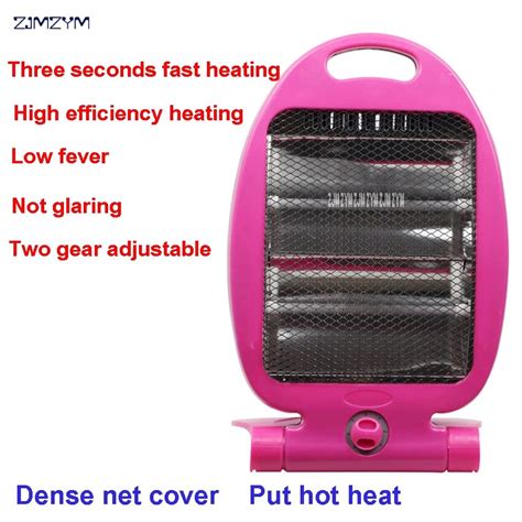 800 W Electric Heaters Desktop Family Fan Speed Hot Body Warmer Heating Durable Quality Quartz ...