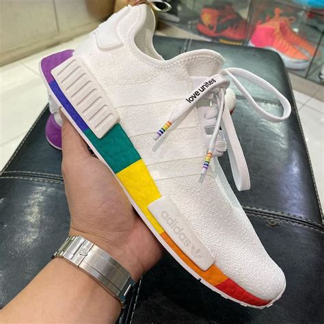 adidas Celebrates Pride Month With A Rainbow Sole NMD R1 | Adidas sneakers, Adidas, Sneakers