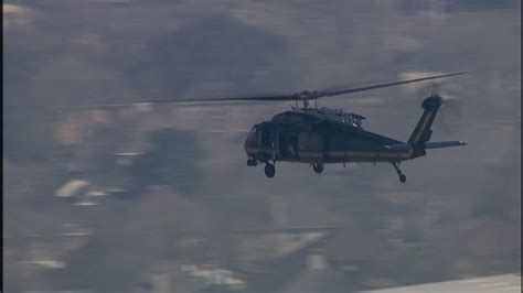 Border Patrol Blackhawk helicopters fly security over NRG - ABC13 Houston