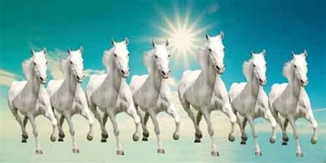 ஏழு குதிரைகள் வாஸ்து | 7 Horse vastu direction in Home | Horse wallpaper, White horse painting ...