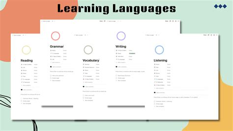 Notion Language Learning Template