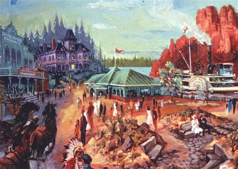 Frontierland, Disneyland Paris - Dan Goozeé | Disney concept art, Walt ...