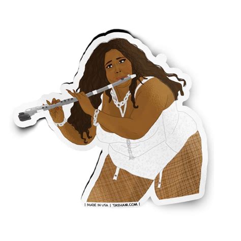 Lizzo Flute Sticker – Mongrel