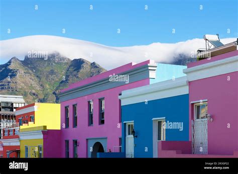 Clouds over Bo-Kaap, Historical colorful center of Cape Malay culture ...