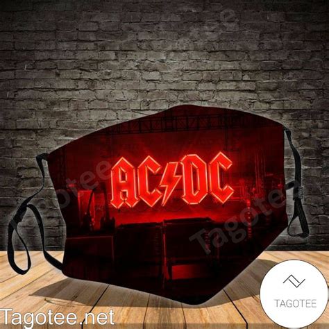 Ac Dc Power Up Album Cover Face Mask - Tagotee